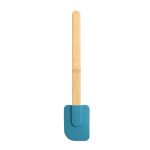 Mainstays Colorful Silicone Spatulas Set 4 with Bamboo Handles, Blue - Image 6