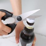 Mainstays Black Handle Stainless Steel Multi-Purpose 8.6in Kitchen Shears - Image 6