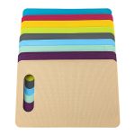 Chicmine Cutting Board Anti-slip Kitchen Tool Candy Color Chopping Board Food Cutting Block Mat for Kitchen - Image 8