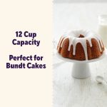 Wilton Everyday Non-Stick Bundt Cake Pan 9.51" Fluted Tube Baking Pan, Packaging May Vary - Image 4