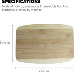 Brite Concepts Mini Bamboo Cutting Board, 6 by 9 Inches (Pack of 1) 1-Pack - Image 5