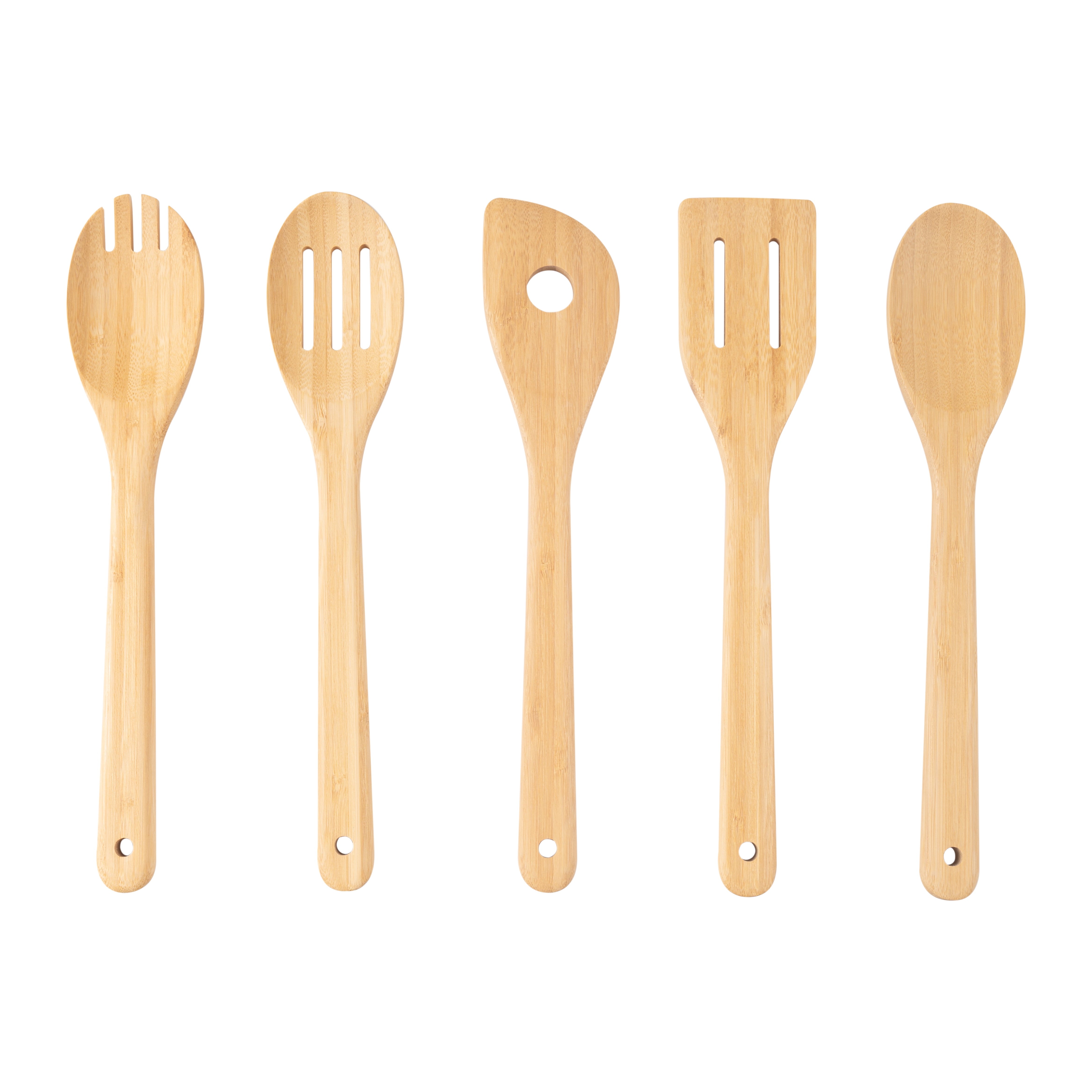 Mainstays-5pk-Natural-Bamboo-Kitchen-Tools-Set_da732d88-cc35-4864-931f-63cd018199ba.16be01ed38634bd850a9a0b4ad3e199e Mainstays 5pk Bamboo Spoons for Cooking, Kitchen Essential Tools Set