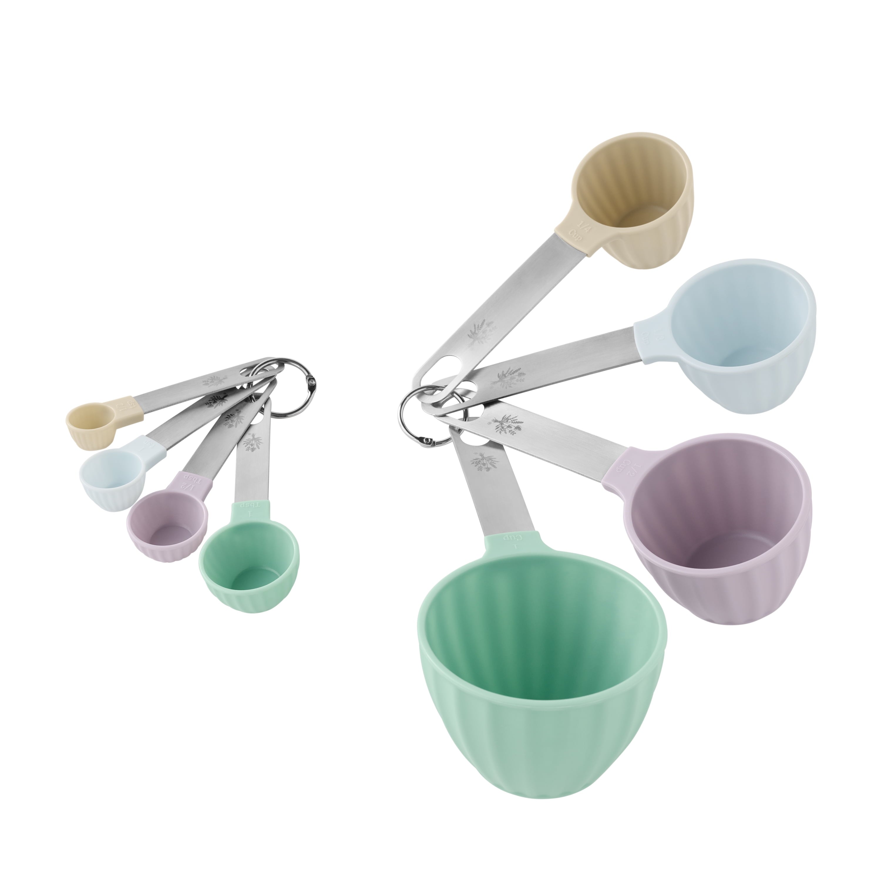 The-Pioneer-Woman-7-Piece-Plastic-Measuring-Cup-Set-Multicolor_8d291dfb-d60d-4320-833a-8bf9f910d0bf.23fac57d900572a9fd188eed5b1d71eb The Pioneer Woman 8-Piece Plastic Measuring Cup and Spoon Set, Multicolor