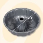 Wilton Everyday Non-Stick Bundt Cake Pan 6" Fluted Tube Baking Pan, Packaging May Vary - Image 3