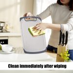 Plastic Cutting Boards for Kitchen Dishwasher Safe, Extra Large Cutting Board for Meat with Juice Grooves, Easy Grip Handle, Non-Slip, with Grinding Area - Image 7